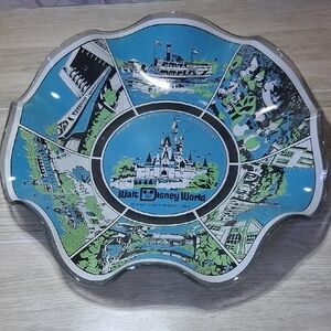 Disney Blue and Green Ashtray